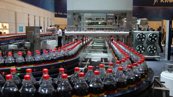Drinktec 2013 linia produkcyjna